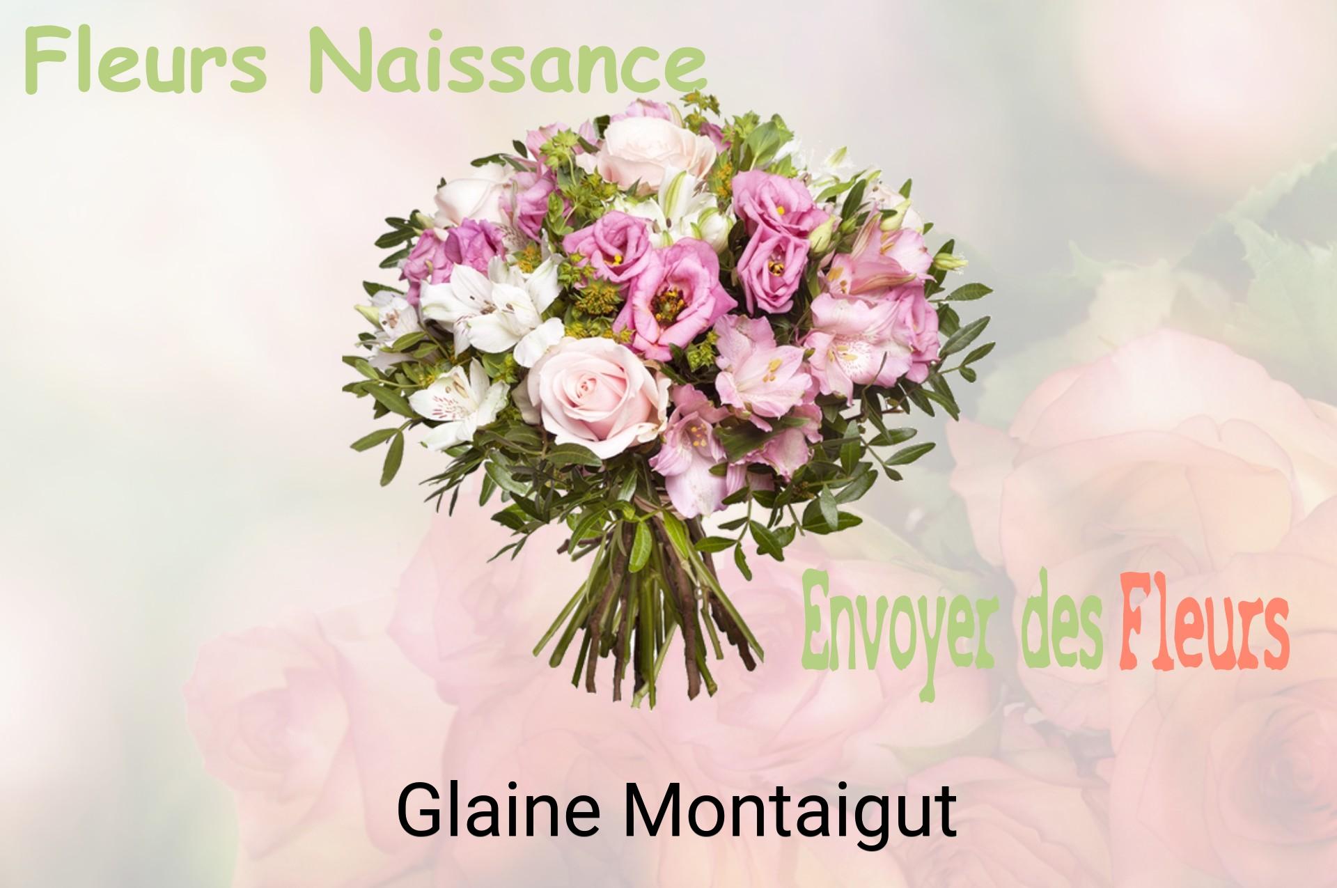 Bouquet de fleurs de naissance livré à Glaine-Montaigut